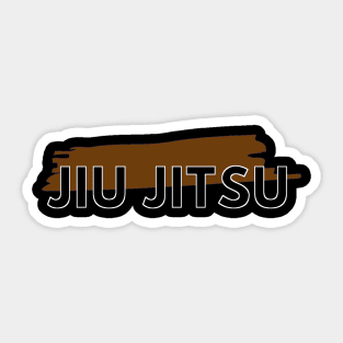 BJJ Brown Belt Brazilian Jiu Jitsu Sticker